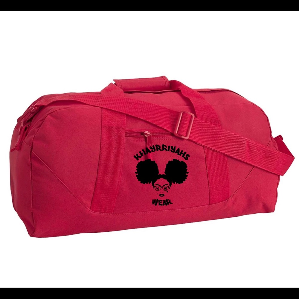 Logo duffle bags